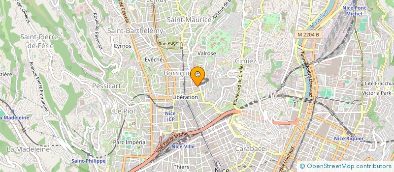 localisation de l'entreprise MONSIEUR JULIEN CAILLAUD  NICE