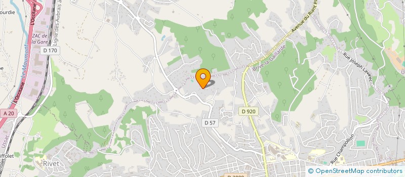 localisation de l'entreprise MONSIEUR JULIEN CAILLETON  BRIVE-LA-GAILLARDE