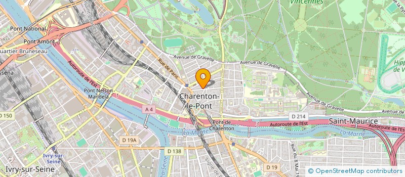 localisation de l'entreprise MONSIEUR JULIEN CALDERARO à CHARENTON-LE-PONT