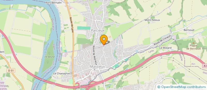 localisation de l'entreprise MONSIEUR JULIEN CALLEGARO  PARCIEUX