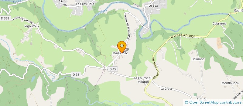 localisation de l'entreprise MONSIEUR JULIEN CALMEJANE à ROANNES-SAINT-MARY
