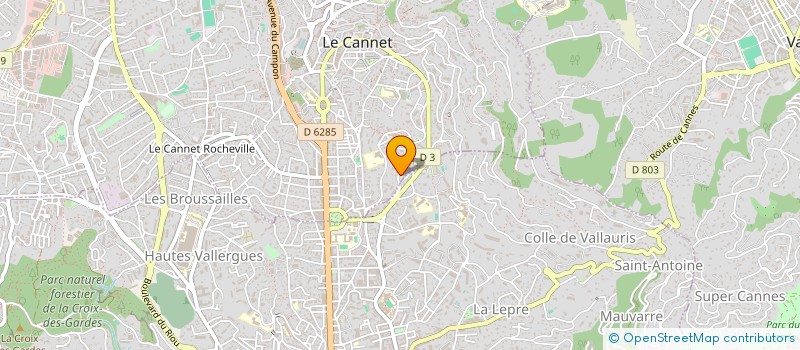 localisation de l'entreprise MONSIEUR JULIEN CAMAGNA à LE CANNET