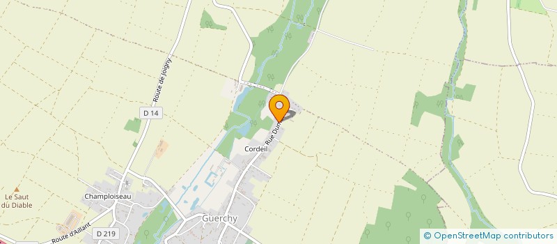 localisation de l'entreprise MONSIEUR JULIEN CAMALEONTE  VALRAVILLON