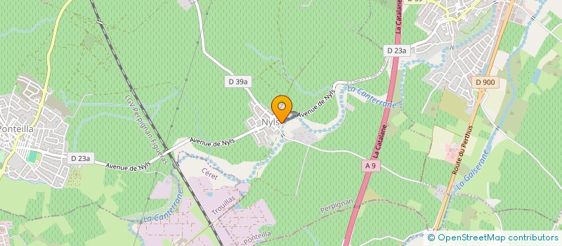 localisation de l'entreprise MONSIEUR JULIEN CAMPELLONE  THUIR