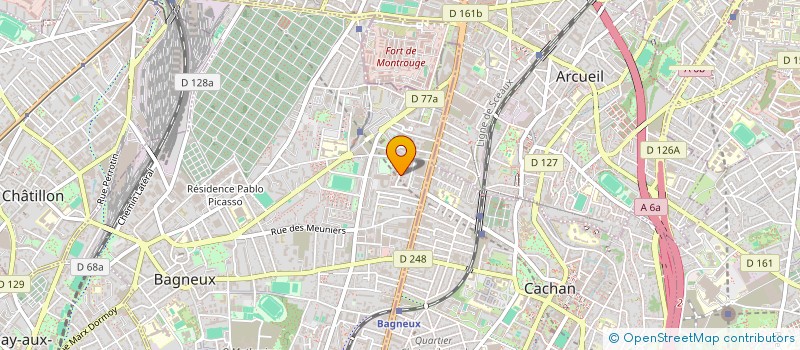 localisation de l'entreprise MONSIEUR JULIEN CAMPOS à BAGNEUX