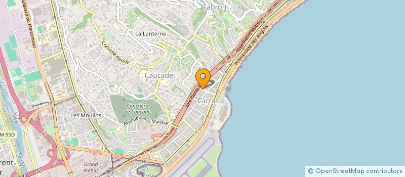 localisation de l'entreprise MONSIEUR JULIEN CANAC  NICE