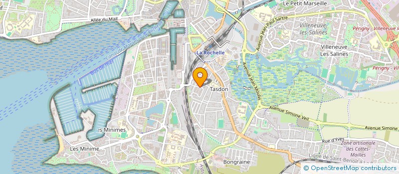 localisation de l'entreprise MONSIEUR JULIEN CANCEDDA  LA ROCHELLE