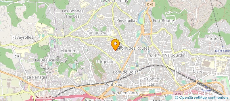 localisation de l'entreprise MONSIEUR JULIEN CANESSA  TOULON