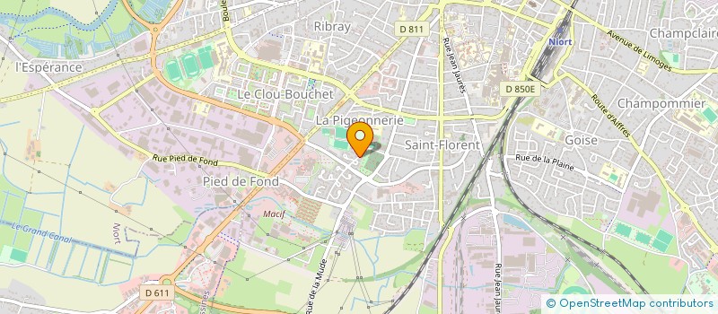 localisation de l'entreprise MONSIEUR JULIEN CANIOT  NIORT