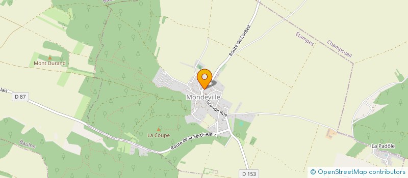 localisation de l'entreprise MONSIEUR JULIEN CANTEAU  MONDEVILLE