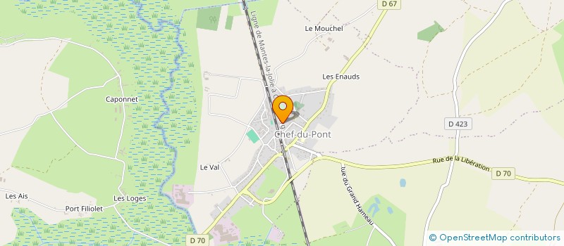 localisation de l'entreprise MONSIEUR JULIEN CANUEL à SAINTE-MERE-EGLISE