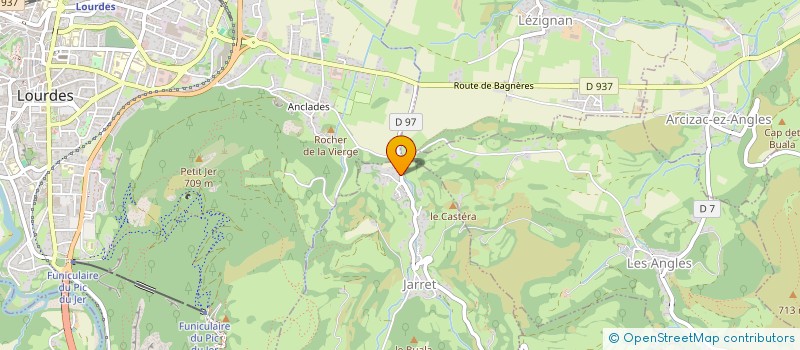 localisation de l'entreprise MONSIEUR JULIEN CAPDEVIELLE  JARRET