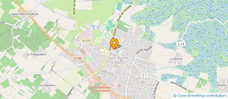localisation de l'entreprise MONSIEUR JULIEN CAPMAS  SAINT-PIERRE-D'OLERON