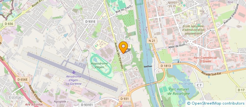 localisation de l'entreprise MONSIEUR JULIEN CAPOT  LE PASSAGE