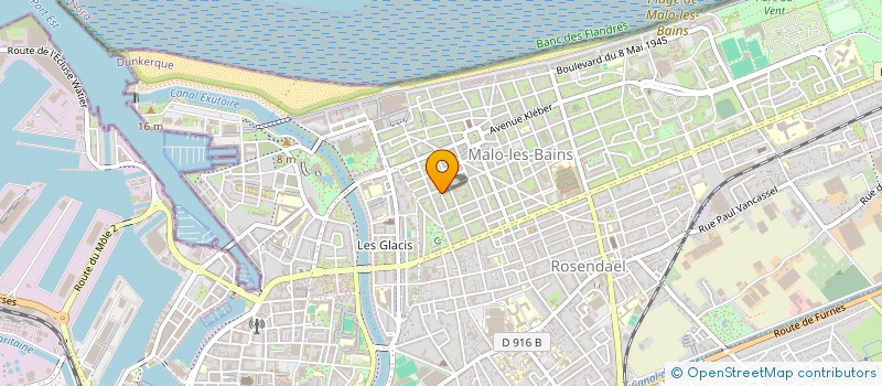 localisation de l'entreprise MONSIEUR JULIEN CAPPELAERE à DUNKERQUE