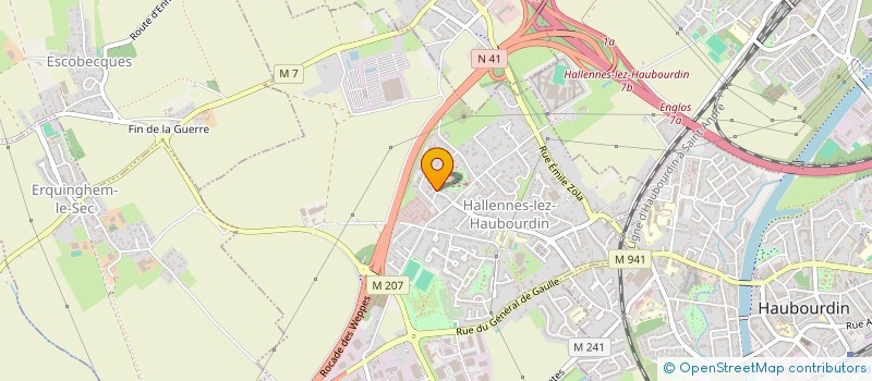 localisation de l'entreprise MONSIEUR JULIEN CAPUTO à HALLENNES-LEZ-HAUBOURDIN