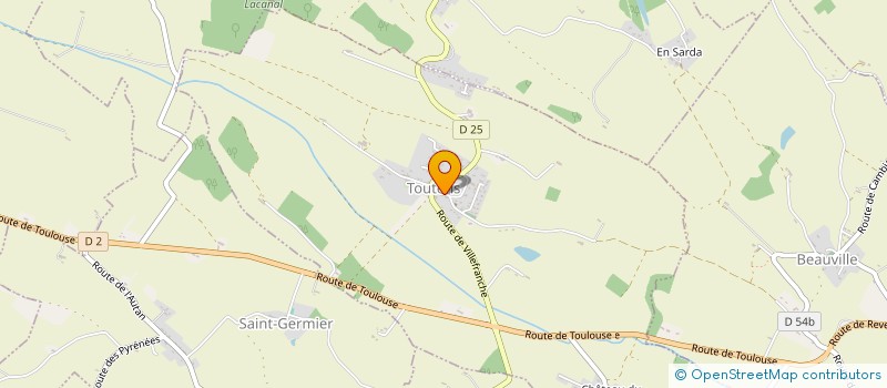 localisation de l'entreprise MONSIEUR JULIEN CARBONE  TOUTENS