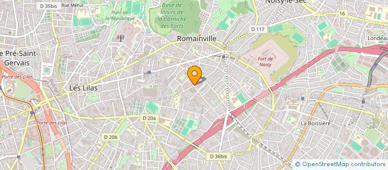 localisation de l'entreprise MONSIEUR JULIEN CARDIN PINARD à ROMAINVILLE