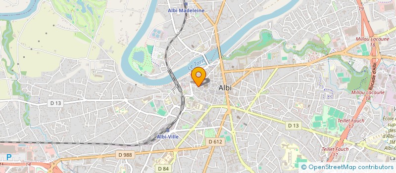 localisation de l'entreprise MONSIEUR JULIEN CARDON à ALBI