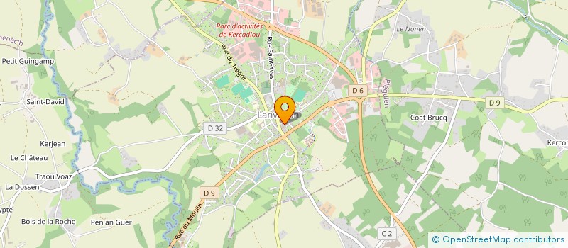 localisation de l'entreprise MONSIEUR JULIEN CARIO à LANVOLLON