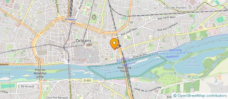 localisation de l'entreprise MONSIEUR JULIEN CARLE  ORLEANS