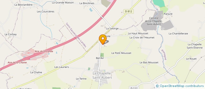 localisation de l'entreprise MONSIEUR JULIEN CARNET  LA CHAPELLE-SAINT-AUBERT