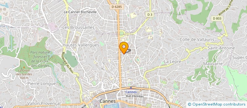 localisation de l'entreprise MONSIEUR JULIEN CARON  CANNES