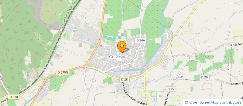 localisation de l'entreprise MONSIEUR JULIEN CARON  GRAVESON