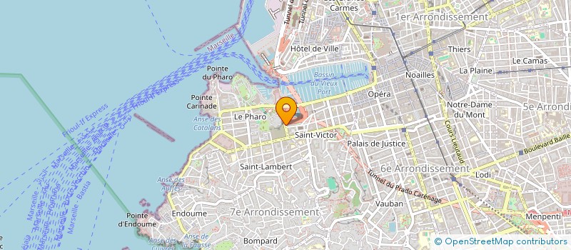 localisation de l'entreprise MONSIEUR JULIEN CARPENTIER  MARSEILLE