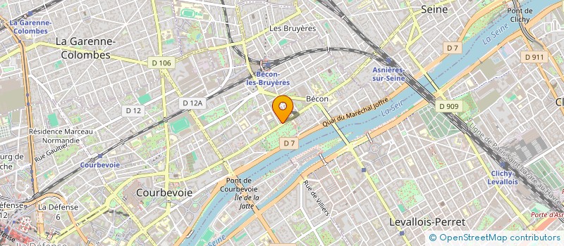 localisation de l'entreprise MONSIEUR JULIEN CARRARA à COURBEVOIE