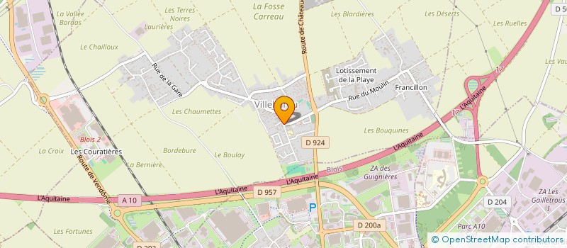 localisation de l'entreprise MONSIEUR JULIEN CARRE  VILLEBAROU