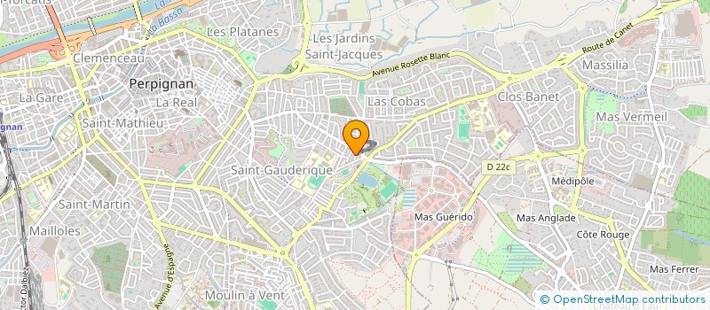 localisation de l'entreprise MONSIEUR JULIEN CARREAU  PERPIGNAN