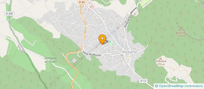 localisation de l'entreprise MONSIEUR JULIEN CARRERE  ROCBARON