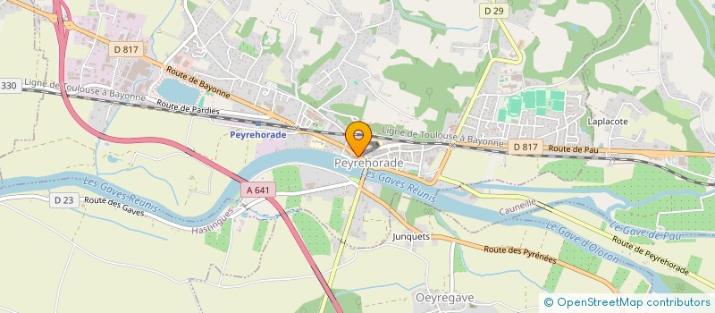 localisation de l'entreprise MONSIEUR JULIEN CARTILLON  PEYREHORADE