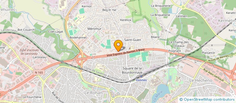 localisation de l'entreprise MONSIEUR JULIEN CARVIGAN à VANNES