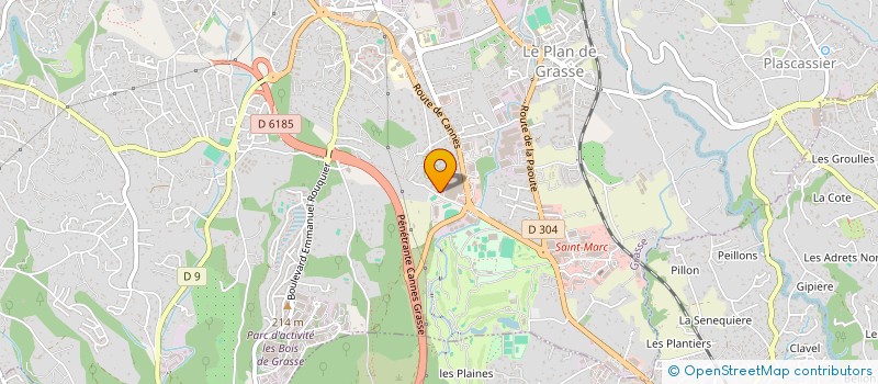 localisation de l'entreprise MONSIEUR JULIEN CASETTA  GRASSE