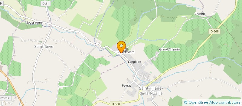 localisation de l'entreprise MONSIEUR JULIEN CASTAGNET  SAINT-HILAIRE-DE-LA-NOAILLE