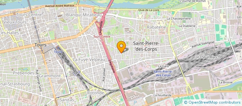 localisation de l'entreprise MONSIEUR JULIEN CASTELEIN  SAINT-PIERRE-DES-CORPS