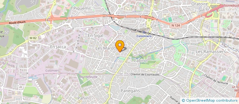 localisation de l'entreprise MONSIEUR JULIEN CASTELLANO à COLOMIERS