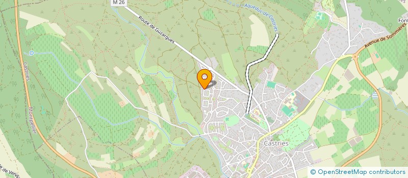 localisation de l'entreprise MONSIEUR JULIEN CASTELLVI  CAVEIRAC