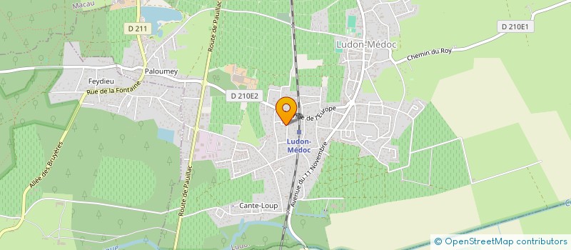 localisation de l'entreprise MONSIEUR JULIEN CASTERA  LUDON-MEDOC