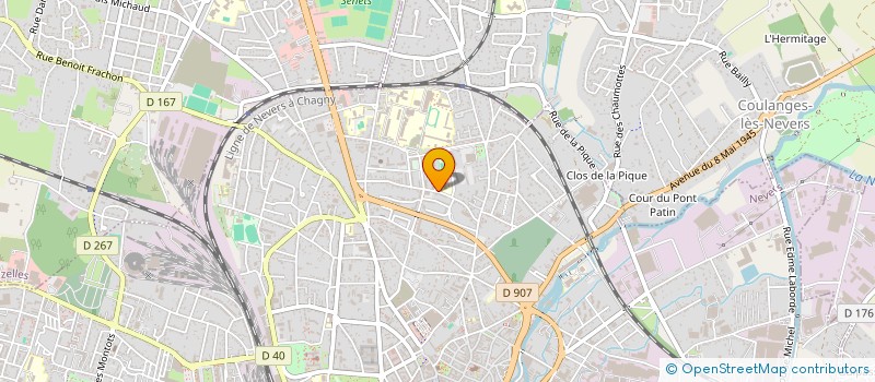 localisation de l'entreprise MONSIEUR JULIEN CASTIGLIA à NEVERS