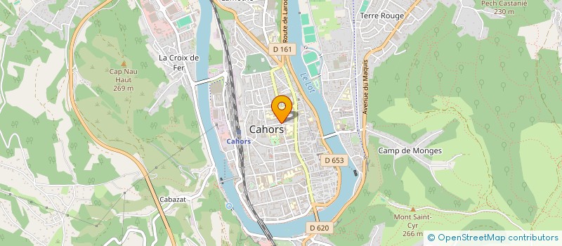 localisation de l'entreprise MONSIEUR JULIEN CASTRO  CAHORS