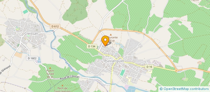 localisation de l'entreprise MONSIEUR JULIEN CATALANO  PUISSERGUIER