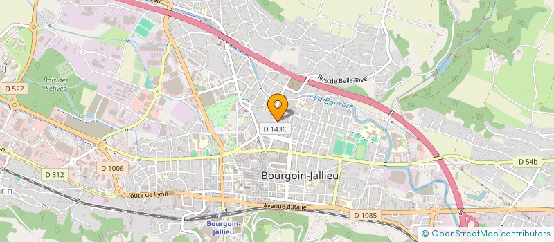 localisation de l'entreprise MONSIEUR JULIEN CATHELIN à BOURGOIN-JALLIEU