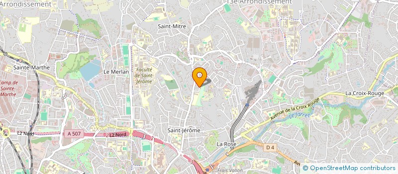 localisation de l'entreprise MONSIEUR JULIEN CATTANEO à MARSEILLE