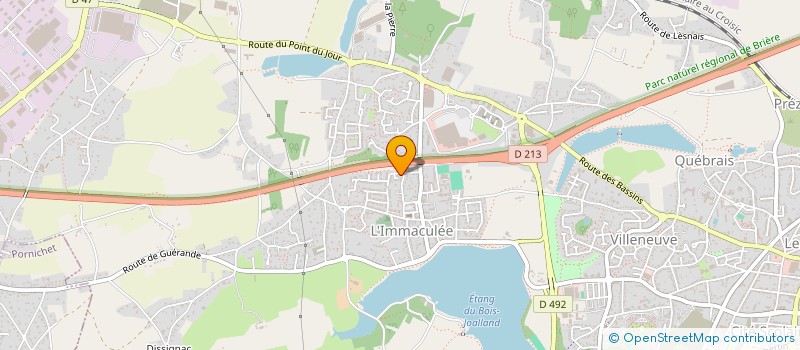 localisation de l'entreprise MONSIEUR JULIEN CATTEAU  SAINT-NAZAIRE