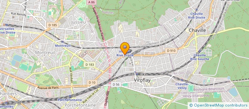 localisation de l'entreprise MONSIEUR JULIEN CATTIN  VIROFLAY