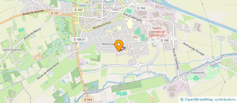 localisation de l'entreprise MONSIEUR JULIEN CAUDRON  SAINT-OMER