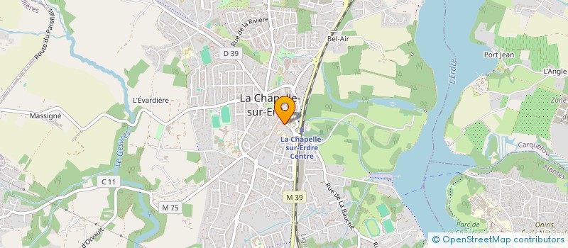 localisation de l'entreprise MONSIEUR JULIEN CAUTY à LA CHAPELLE-SUR-ERDRE